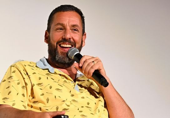 Image for story: Adam Sandler says it's 'horrendous' wearing suits while promoting new movie 'Jay Kelly'