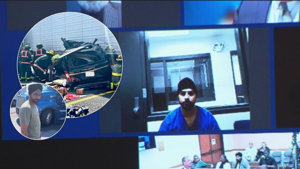 Image for story: Truck driver accused in deadly Turnpike crash appears virtually; defense makes new demands