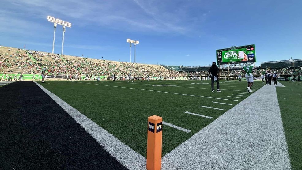 Image for story: Marshall doubles up Old Dominion 48-24, snapping Monachs' four-game win streak 