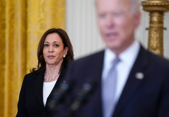 Image for story: Harris says Biden’s decision to run for reelection was 'recklessness'