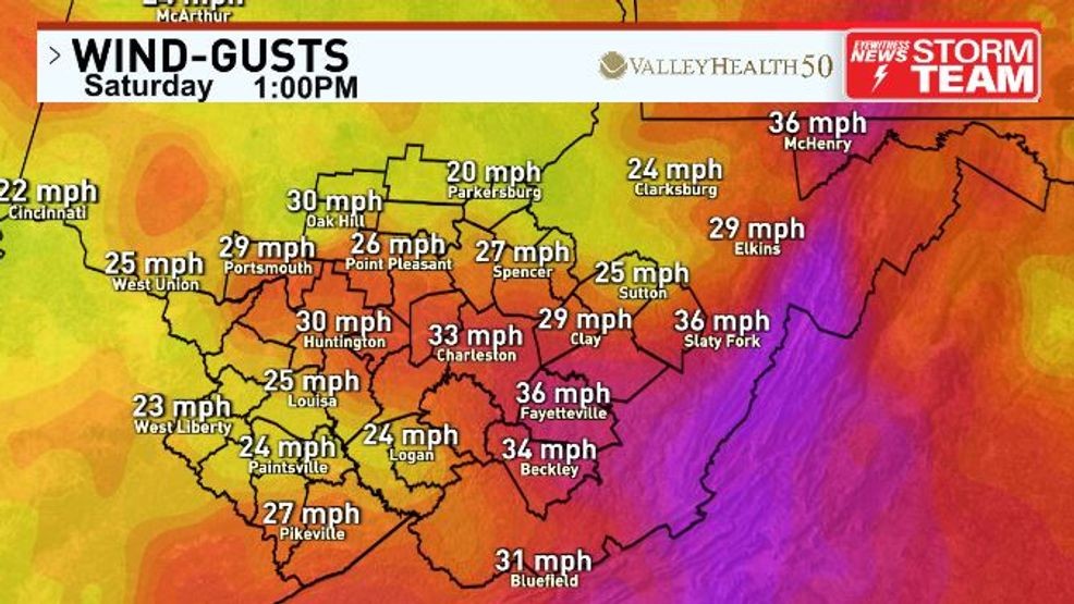 Image for story: Improvement Saturday but still windy with scattered storms 