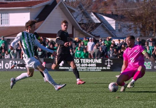 Image for story: UCF upsets Marshall 3-1 to take Sun Belt men's soccer championship
