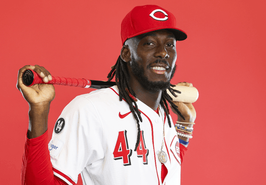 Image for story: WATCH: Elly De La Cruz homers twice in spring debut, leads Reds over Guardians