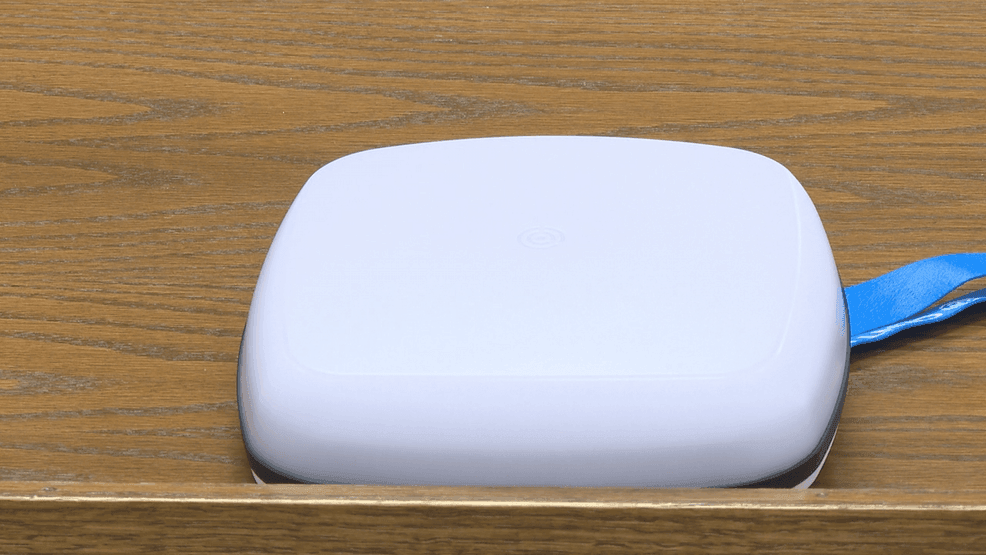 The strobes will be placed in rooms and hallways to signal which type of lockdown the school is under. (WCHS){p}{/p}