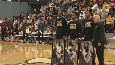 Image for story: WVSU men and women sweep UC on the hardwood
