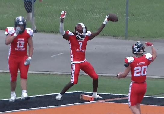 Image for story: South Cardinals earn 29-22 win over North Bears in All-Star Classic