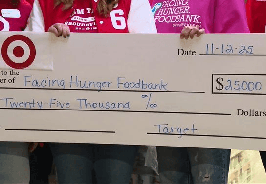 Image for story: Good Morning America delivers $25K donation from Target to Facing Hunger Food Bank 
